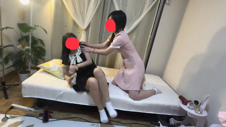 反撃のキキちゃん！電気アンマ仰け反り逝きするららちゃん