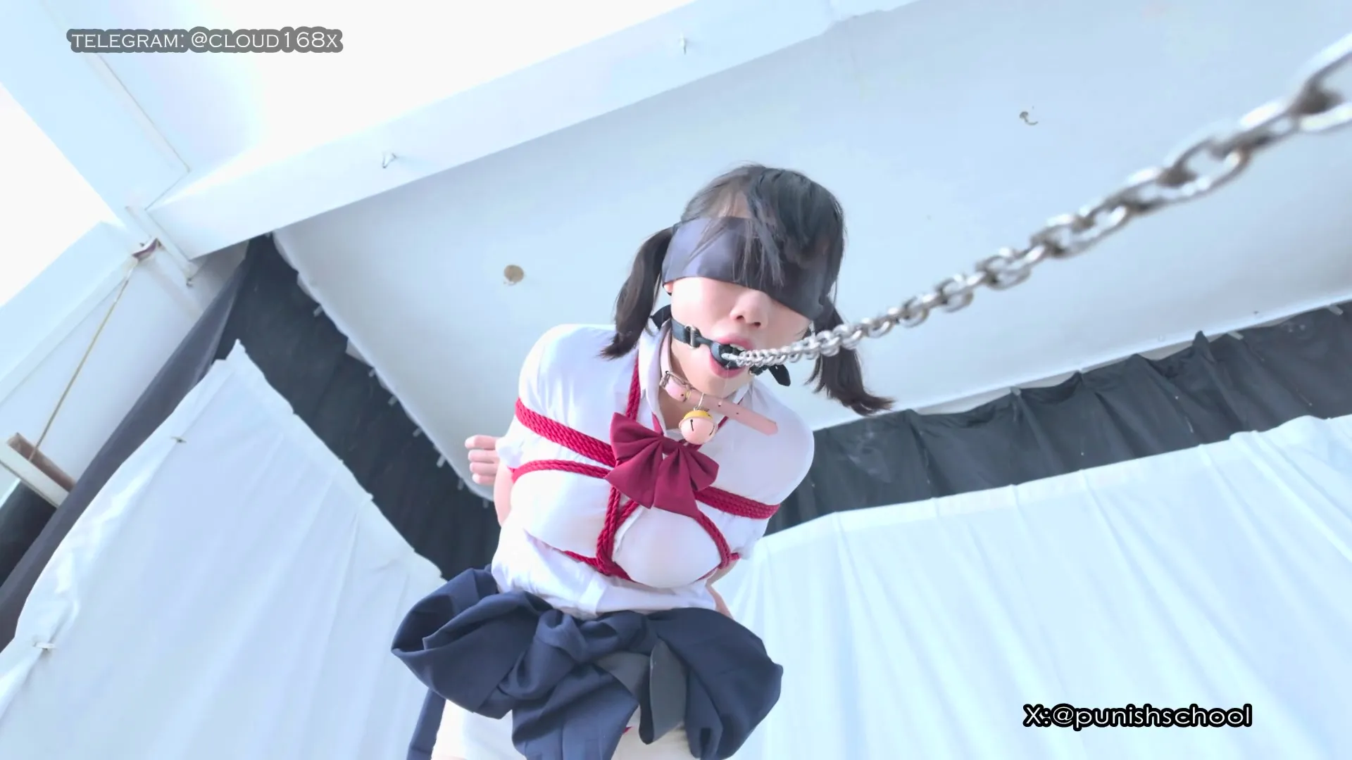 女子校生なのに緊縛＋ギャグボール調教を受けてしまう奈奈 後編