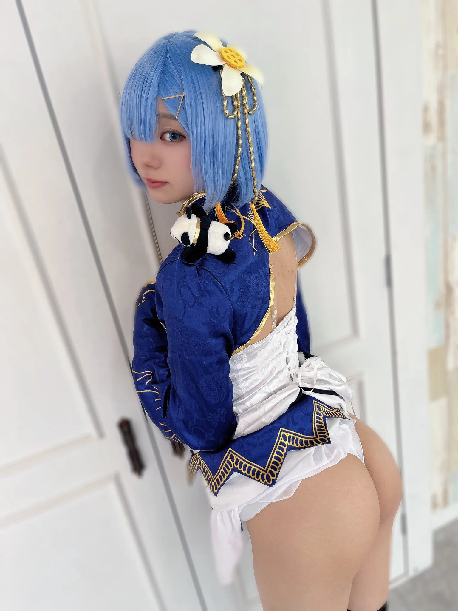 【リゼロレム(チャイナドレス) ヘブバン白河ユイナ ホロライブさくらみこ(ブライト)同人AV】最強属性コスプレROM　赤名いと　動画1つ16分　静止画158枚