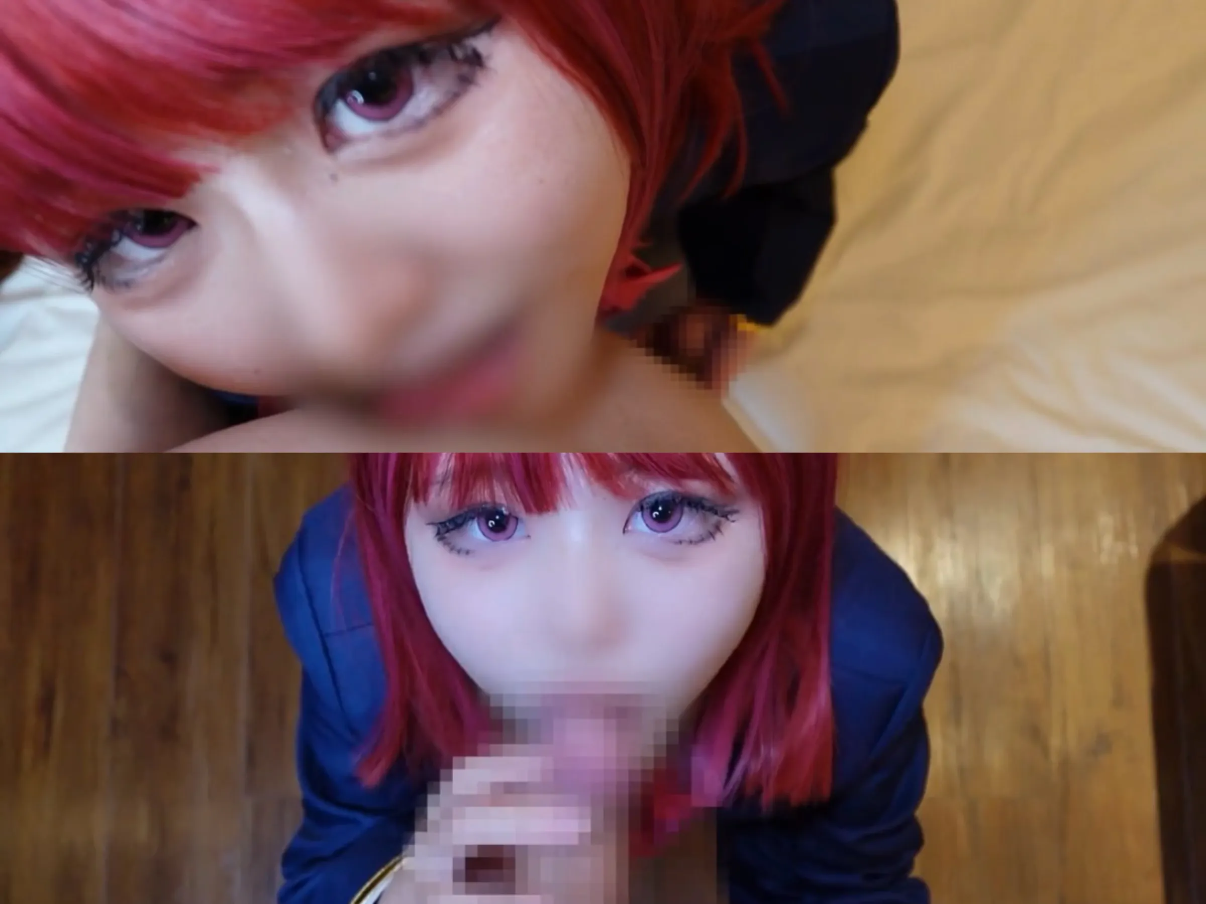 【★2月27日まで限定★300円OFF♪】【元天才アイドル役ご奉仕プレイ】視線固定で見つめ密着!ヌルヌル手コキ・よだれフェラ・乳首責め…限界バック挿入フィニッシュ!「これでお仕事もらえますか?///」