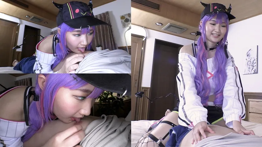 【ホロライブ常闇トワコスプレAV】コスプレイヤーSside Mside のあちゃん