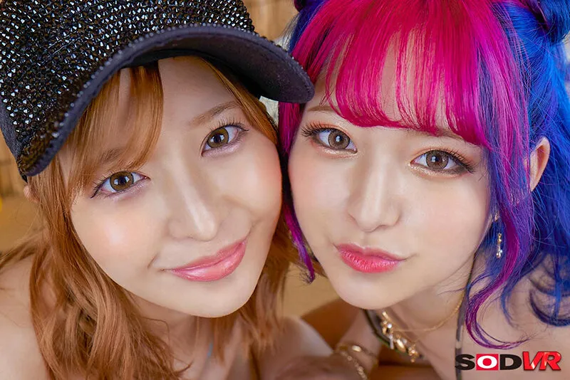 【VR】《領域展開/地面特化×天井特化》究極3P密着サンドイッチセックス。ヤリマンギャル達に前後左右に完全包囲され射精してもやめてもらえない絶頂射精OCEAN 渚みつき×百永さりな