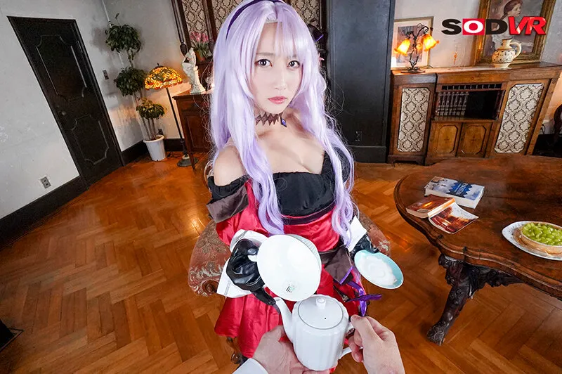 【倉多まお】【にじさんじ 壱百満天原サロメ】【VR】執事の僕を見下す縦ロールの悪役令嬢を催眠ライトで完全屈服！オホ声＆丁寧語淫語連発！