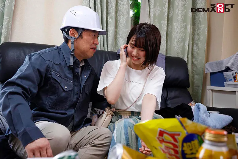 いつもは内気なのに快楽でぶっとぶ鉄工ガールの妄想実現 おじさんとね～っとり濃厚舐め合い、体液交換、唾のみセックス 幾田まち