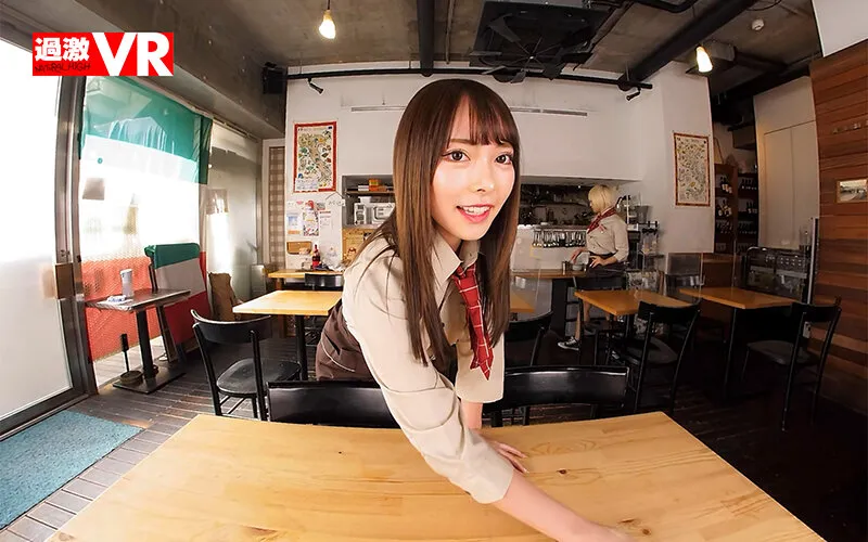 【乙アリス 蘭々】【JK】【VR】君たちレズカップルだったの！？お店で昼寝中に目を覚ましたらバイトちゃん達がベロちゅうレズに没頭中！思わず寝たフリしたけどバレて逆3P！何度イっても肉ディルド扱いされた僕（店長）