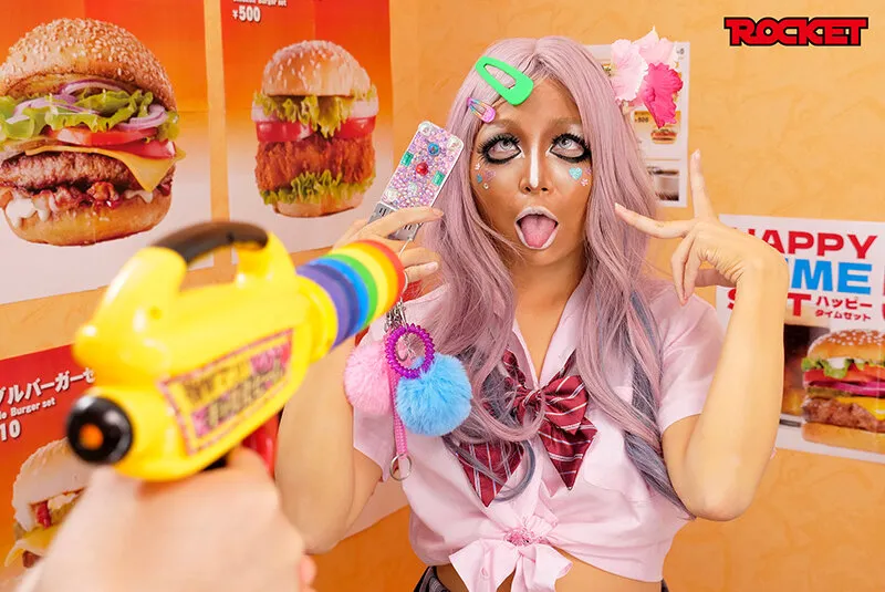 【佐藤ののか 山本蓮加】【JK】妄想アイテム究極進化シリーズ 強制マンバギャル化ビーム