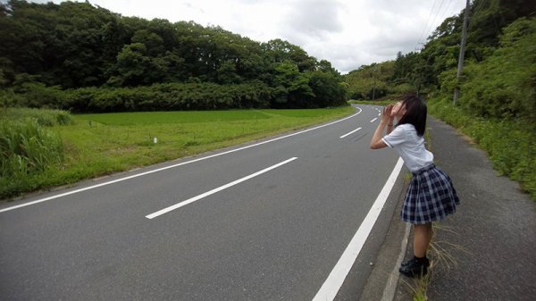【渚みつき】愛嬌精飲 美味しそうにザーメンをごっくんする絶対美少女と露出お散歩