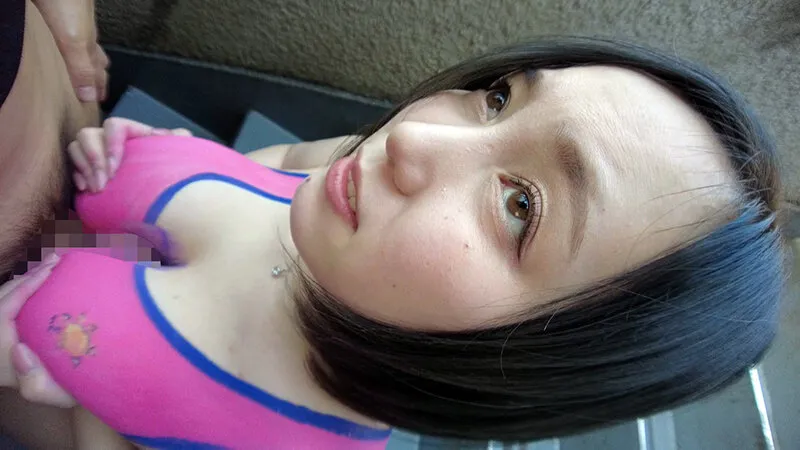 【田中ねね】ボディペ露出 Hカップおま○こちゃんと街中丸出しデート