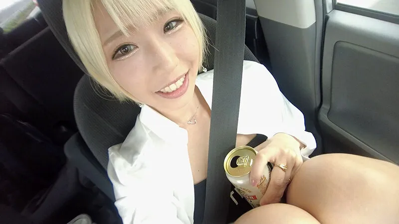 【乙アリス】潮吹き露出 指ズボ羞恥でセルフ潮をまき散らす金髪娘とビチャビチャ絶頂デート