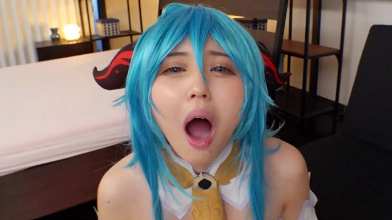 【日向ゆら】みちのく激カワレイヤーゆら22歳。色白スレンダーで敏感体質のえちえち娘のパイパンま●こに生チン挿入ナマ中出し個撮ハメ撮り！