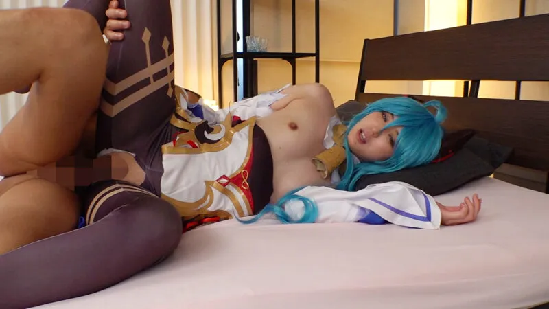 【日向ゆら】みちのく激カワレイヤーゆら22歳。色白スレンダーで敏感体質のえちえち娘のパイパンま●こに生チン挿入ナマ中出し個撮ハメ撮り！