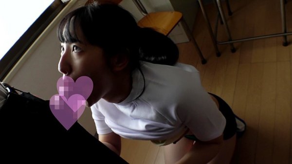 【河奈亜依】放課後の教室で体操服美少女とエッチ。胸を揉んでいるとアソコがすっかり濡れ濡れに…