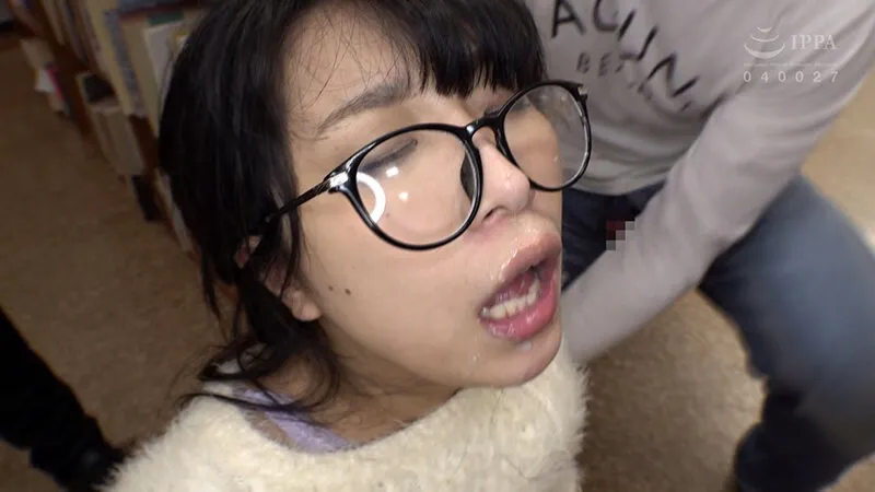 【みひな】めがね巨乳ちゃんが図書館で恥じらいSEX羞恥 Part.1