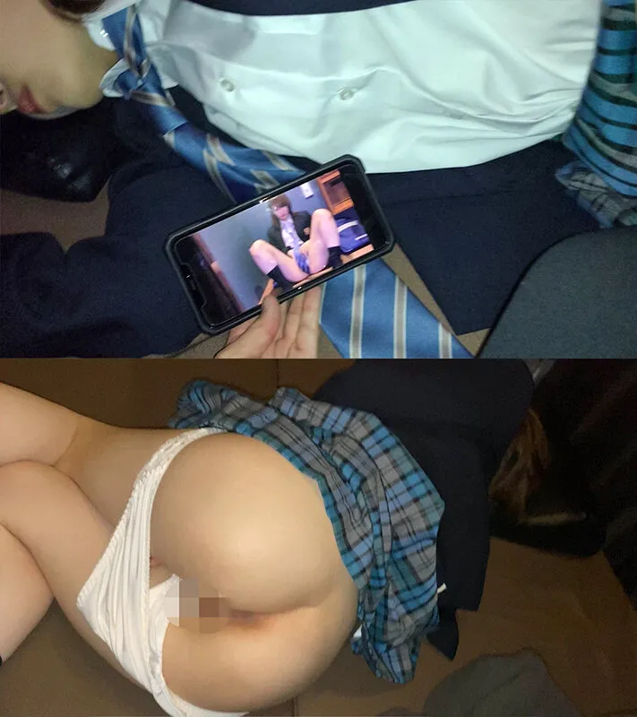 【天然美月 渚みつき】粘着ストーカーMの援●交際・昏睡姦記録 青9・10【青チェック援交JK顔射・昏睡レイプ動画流出】