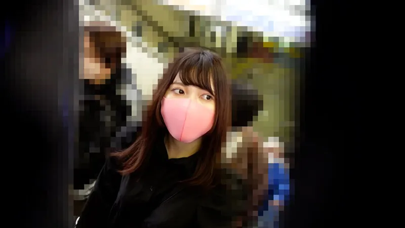 【新川ゆず】【盗撮・痴漢・レイプ動画流出】痴漢電車＃021 触られてビクッ！とっても敏感なウブなハーフ女子