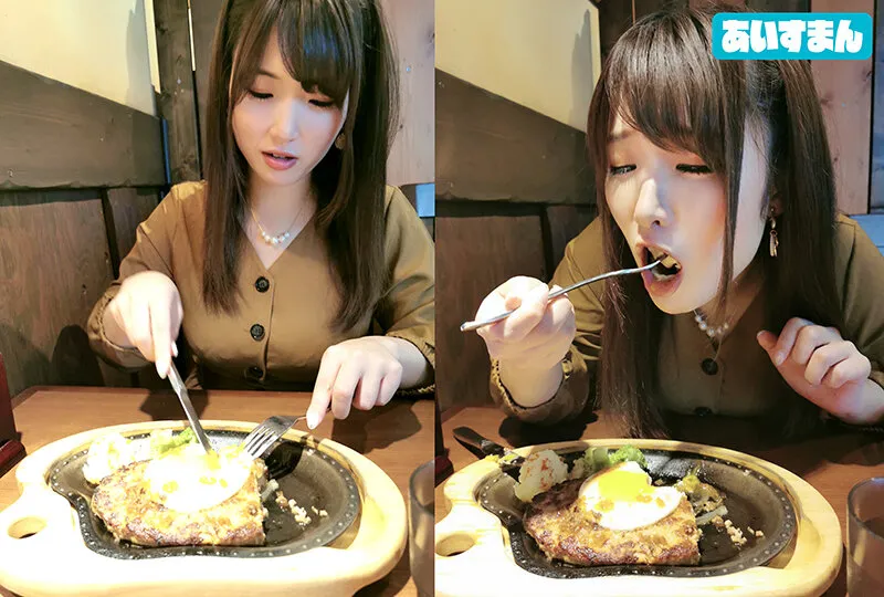 【大原理央】ハンバーグ300グラムぺろり平らげるお肉大好き女子 100cmHカップ＆ヒップ110cmわがままボディ肉食系むっちむちOL りなさん28歳