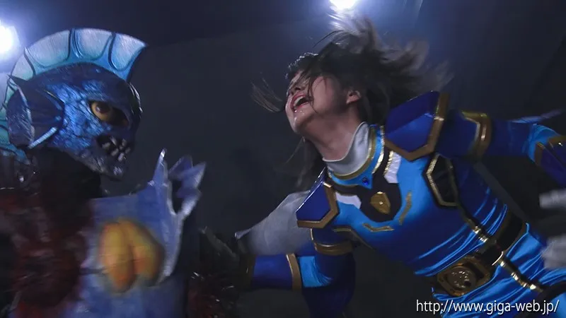 【柏原みゆき 渚みつき】ヒロイン討伐Vol.97 ～騎神戦隊レジェンミラー 第24話 ブルーフェンリルを消せ～