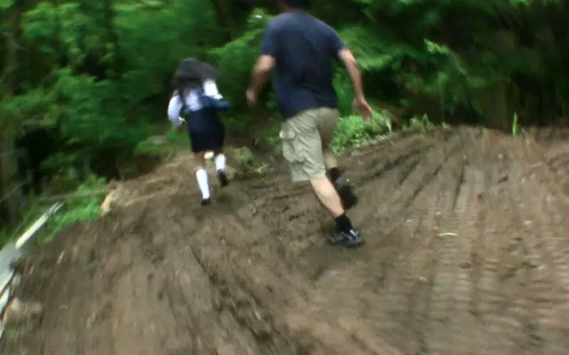 追跡痴漢～怯え顔に迫りくる不審者～2枚組