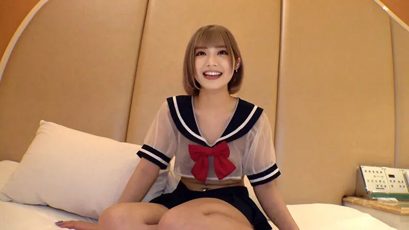 【JK】貧乳小柄ギャル生ハメ2SEX 制服とメイドコスプレで敏感なワレメが大洪水イチャラブセックス るるちゃ。