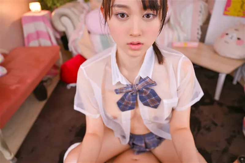 【JKリフレ】【VR】【お触り禁止！本番禁止！】裏オプNG…でもセクハラ出来ちゃう流されやすいルーズソックス制服J○を媚薬で発情させて連続イカせ！絶頂連発で従順になった早漏女子○生の愛液ダダ漏れマ○コに【口内射精・中出し3発】孕ませキメパコ禁断J○リフレ 花芽ありす