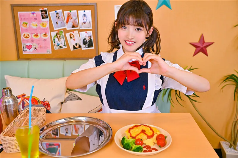 【JK】【VR】「お兄ちゃんだけの特別だからね◆」【お触り禁止！のJ○レストラン】で神対応J○にセクハラ連発！嫌がる美巨乳女子○生をラブビームでお兄ちゃん大好きっ子に豹変させて献身プレイと生ハメを愉しんだ【口内射精・中出し3発】 堀沢茉由