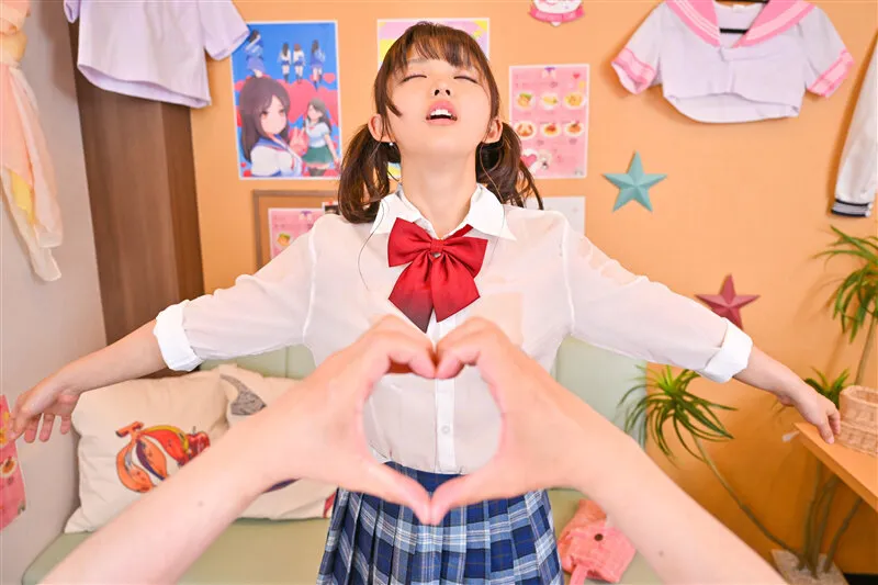 【JK】【VR】「お兄ちゃんだけの特別だからね◆」【お触り禁止！のJ○レストラン】で神対応J○にセクハラ連発！嫌がる美巨乳女子○生をラブビームでお兄ちゃん大好きっ子に豹変させて献身プレイと生ハメを愉しんだ【口内射精・中出し3発】 堀沢茉由