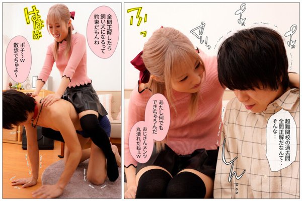 金髪でくそ生意気な教え子のメスガキに「ざこざこざぁ～こ」と罵られて大人の俺がプライドを打ち砕かれて飼い犬になった話 栄川乃亜