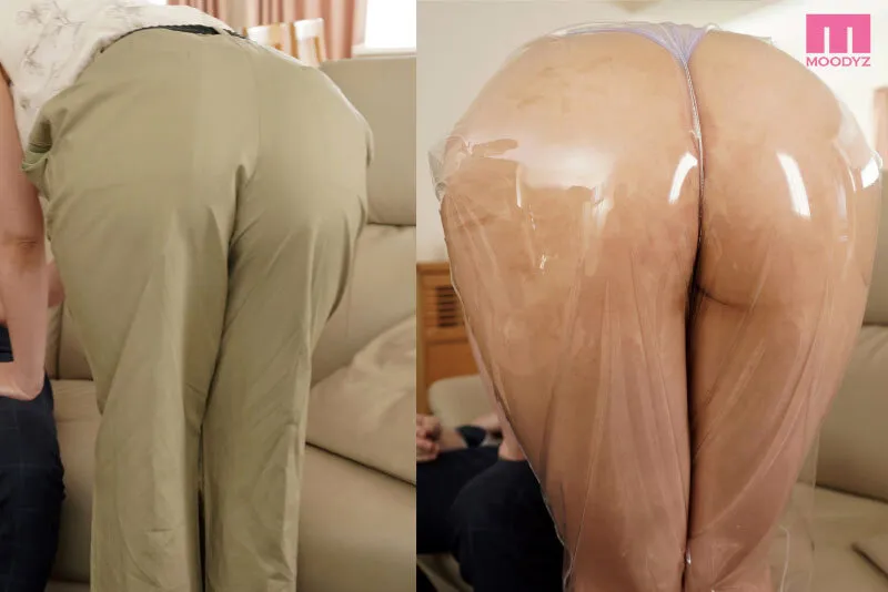 妄想！？現実！？近所のデカ尻人妻のTバックがいつも透け見え！…な気がして暴走ピストン 乙アリス