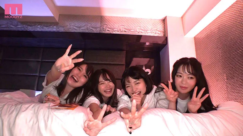 女子会してるホテルにM男くんが突撃参加！ 誰とパコるか5秒で決めろッ 小悪魔4人に一日中犯されるハーレム中出し女子会 松本いちか 倉本すみれ 枢木あおい 百瀬あすか