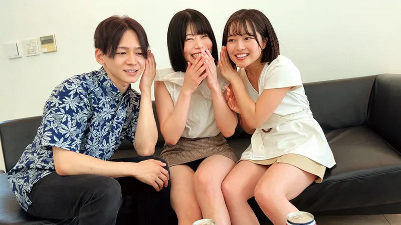 【如月ゆの＆宮沢ちはる】ゆの＆ちはる【現役JD乱交ハメ撮り流出】