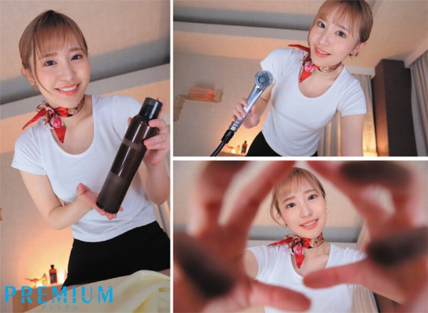 【百永さりな】【VR】寝落ち射精するほど気持ちイイ耳・脳・チンポ全部トロけさせてくれるヌキありヘッドスパVR！ 色味バッチリ美顔と美乳が至近距離のスパ施術＆洗髪しゃわしゃわASMRで極上癒し体験！アナタは一切動かないでOKの騎乗位中出しSEX！ 百永さりな