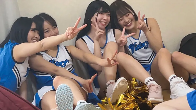 【宮沢ちはる 水卜麻衣奈 天然美月 百咲みいろ 角名つむぎ】きつねチア5人（ちはる＆まいな＆つむぎ＆みづき＆みいろ）【きつねダンスチアガール乱交ハメ撮り流出】