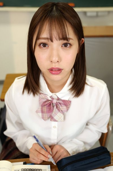 【VR】顔面特化アングルVR ～ 好きだったあの子に告白されて学校で顔を見つめ合いながらこっそりイチャラブSEX～ 白桃はな