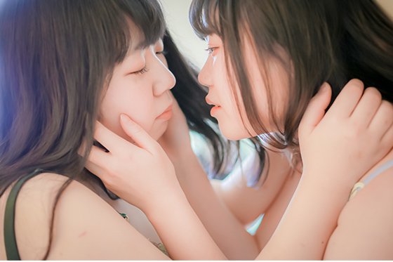 【レズ・百合】ましゅまろさんどいっち【とにかく見せない鈴木＆憂貴】