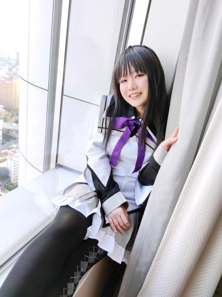 【星乃美桜】【まどマギ 暁美ほむら】身長140cm台ガチオタ女子が世界で2番目に可愛くほむほむってくれました！！愛しさとあざとさが交錯するミニマムボディ×Fカップの合法□リは意外にも弓なり大人イキ！！