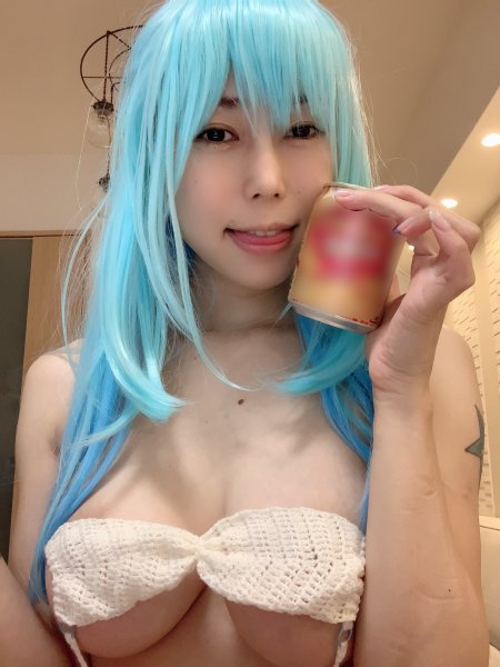 【このすば・アクア】ア○ア様マイクロビキニ自撮り【あおひ】