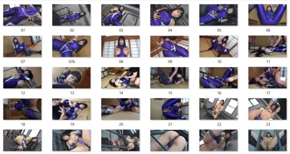 【丹雫ひよ】アサギ拘束性交〜対魔忍スーツを破って強●中出し！マイクロビキニイメージもあるよ！