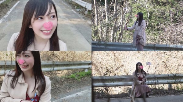 【野外露出】自撮りセルフ露出しながら脳内H妄想パンパンにしてる激カワ裏垢美少女に凸してみた／16絶頂2発射【個撮】