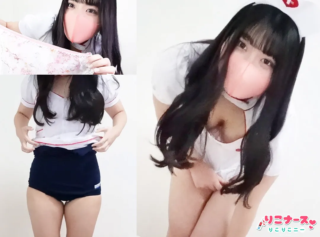 【りこ】【第二弾】スク水の上から弄ってたら気持ちよくなってきて...