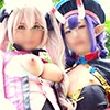 【コスプレイヤーハメ撮り流出】【FGO 酒呑童子＆コヤンスカヤ】【変態特異点カリデカ】低身長146cmクソ雑魚メスガキ酒○童子V.S.バスト98cm乳首ビンビンHカップ爆乳コヤ○スカヤ性玩具美少女レイヤー2人組どすけべ・ザ・エッチ・乱倫パーティ無限イカせ絶頂SP