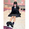 【越智あいら】【パパ活JKハメ撮り流出】【個人撮影】サブカル系女子_私立③黒髪の制服娘とパパ活_中出し映像流出