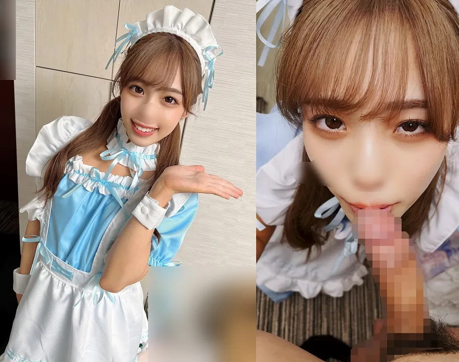 裏フェラ流出３本【流出】裏口メイド喫茶　太客との乱交パーティ潜入　＋　爆乳レイヤーさんのイベント裏フェラ流出動画【個人撮影】