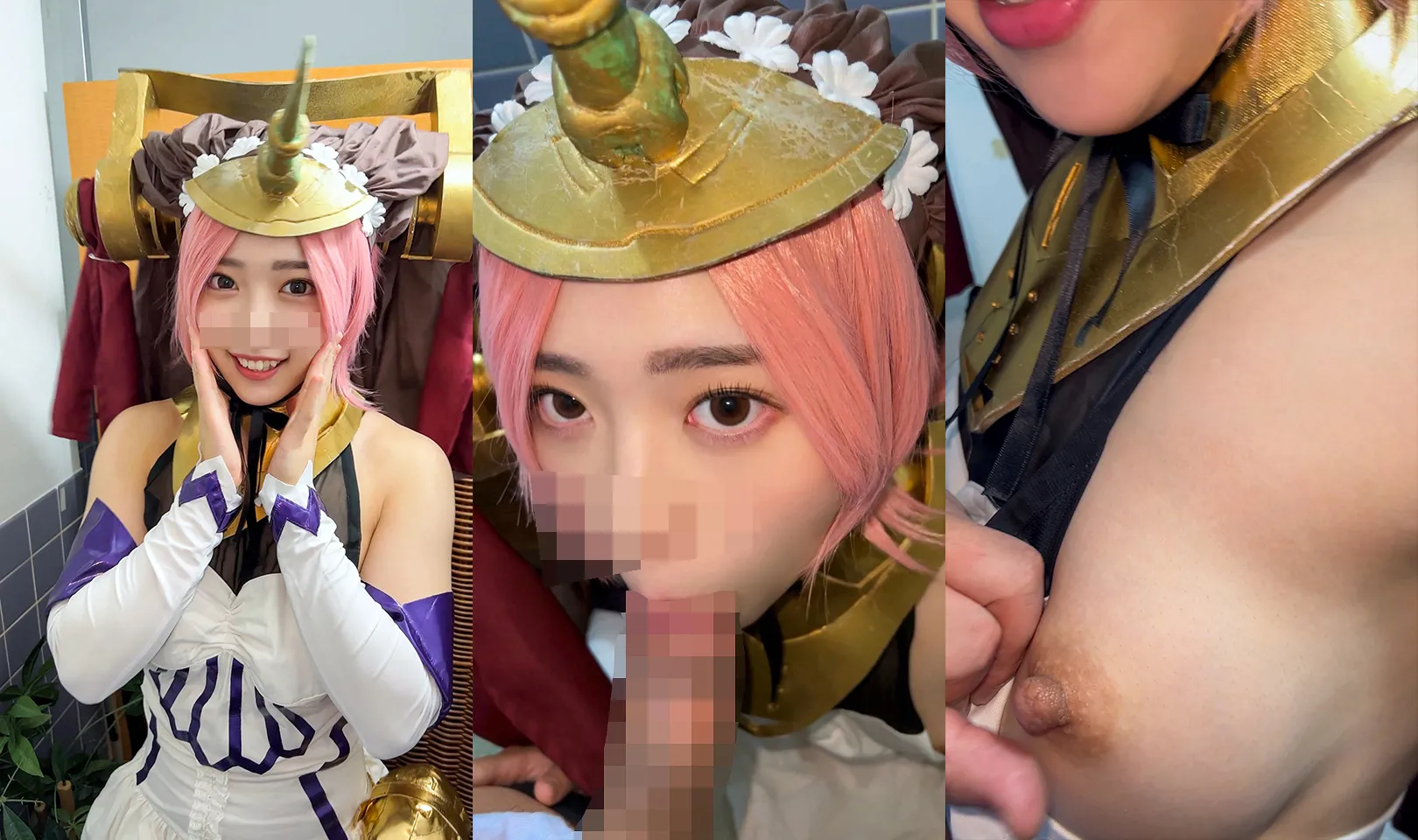 裏フェラ流出３本【流出】ライブアイドル、握手会フェラ流出　＋　FG○フランケン 流出　＋　学生陸上50m選手　裏フェラ流出動画【個人撮影】