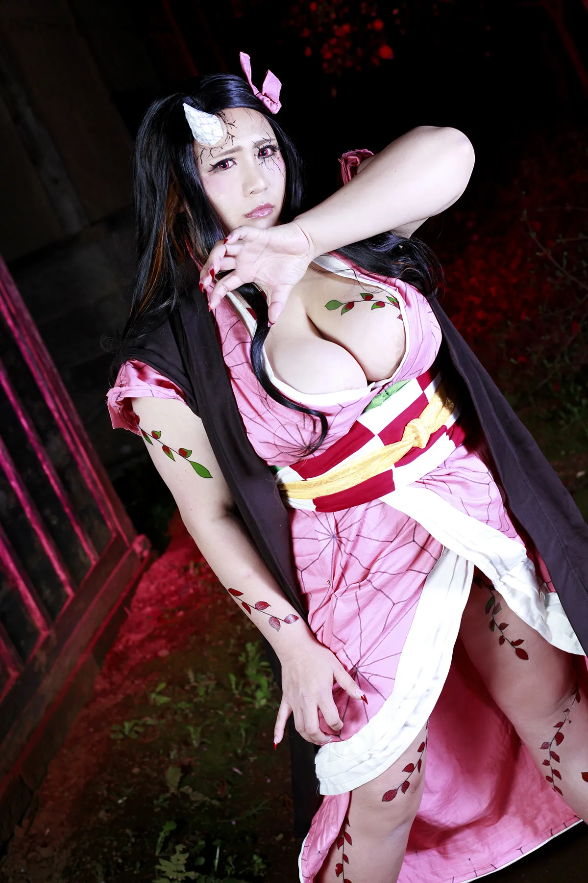 【蝶月真綾】【鬼滅の刃 竈門禰豆子】宵闇の中の光