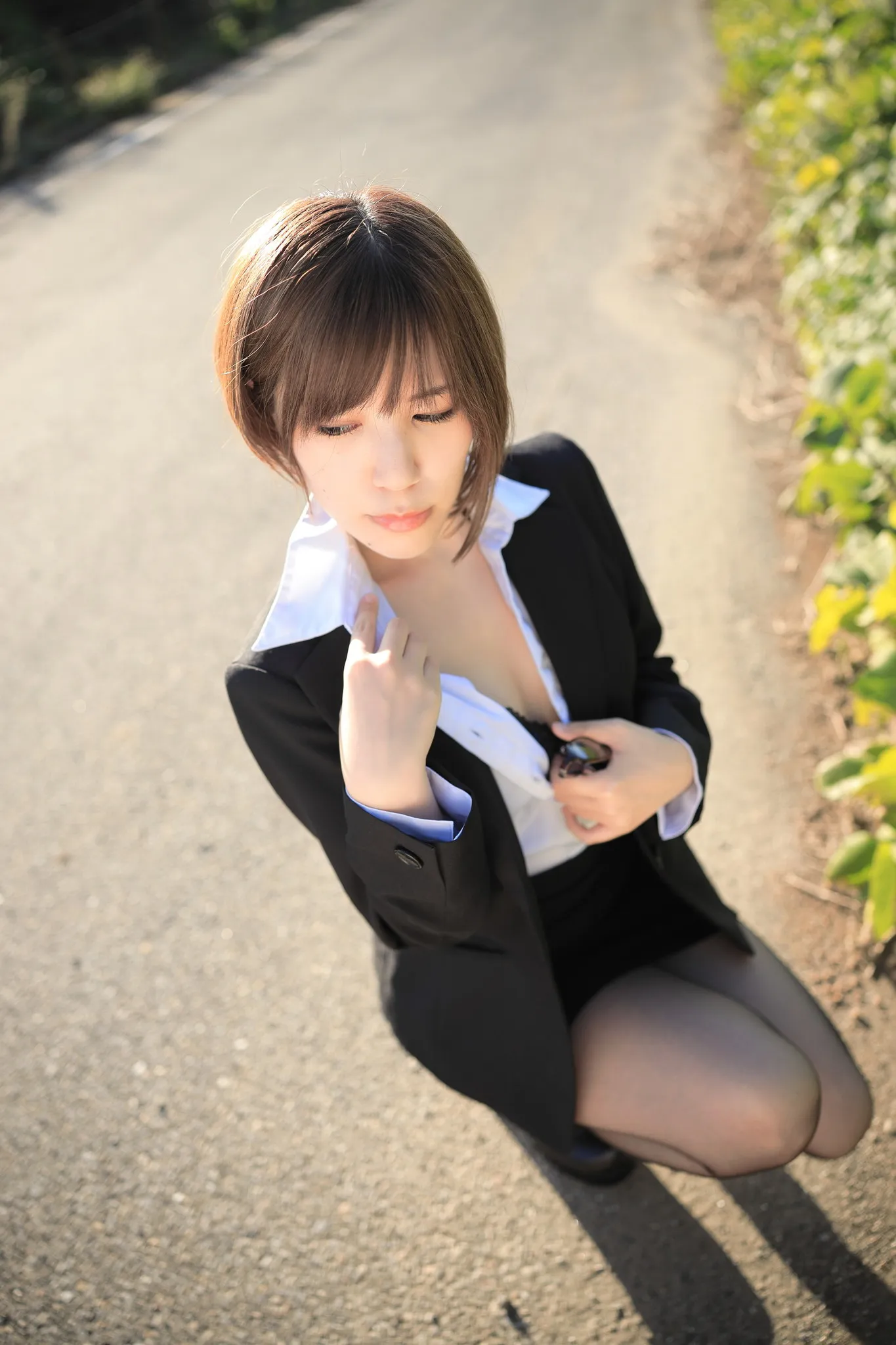 【皆月なる】OLえも2【黒ストッキング】