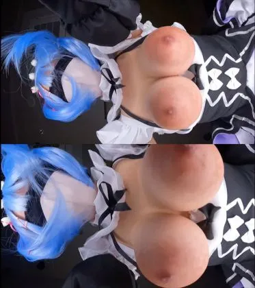 【リゼロ レム】【Hカップ】お顔の真上でおっぱい見せつけ(2分37秒)