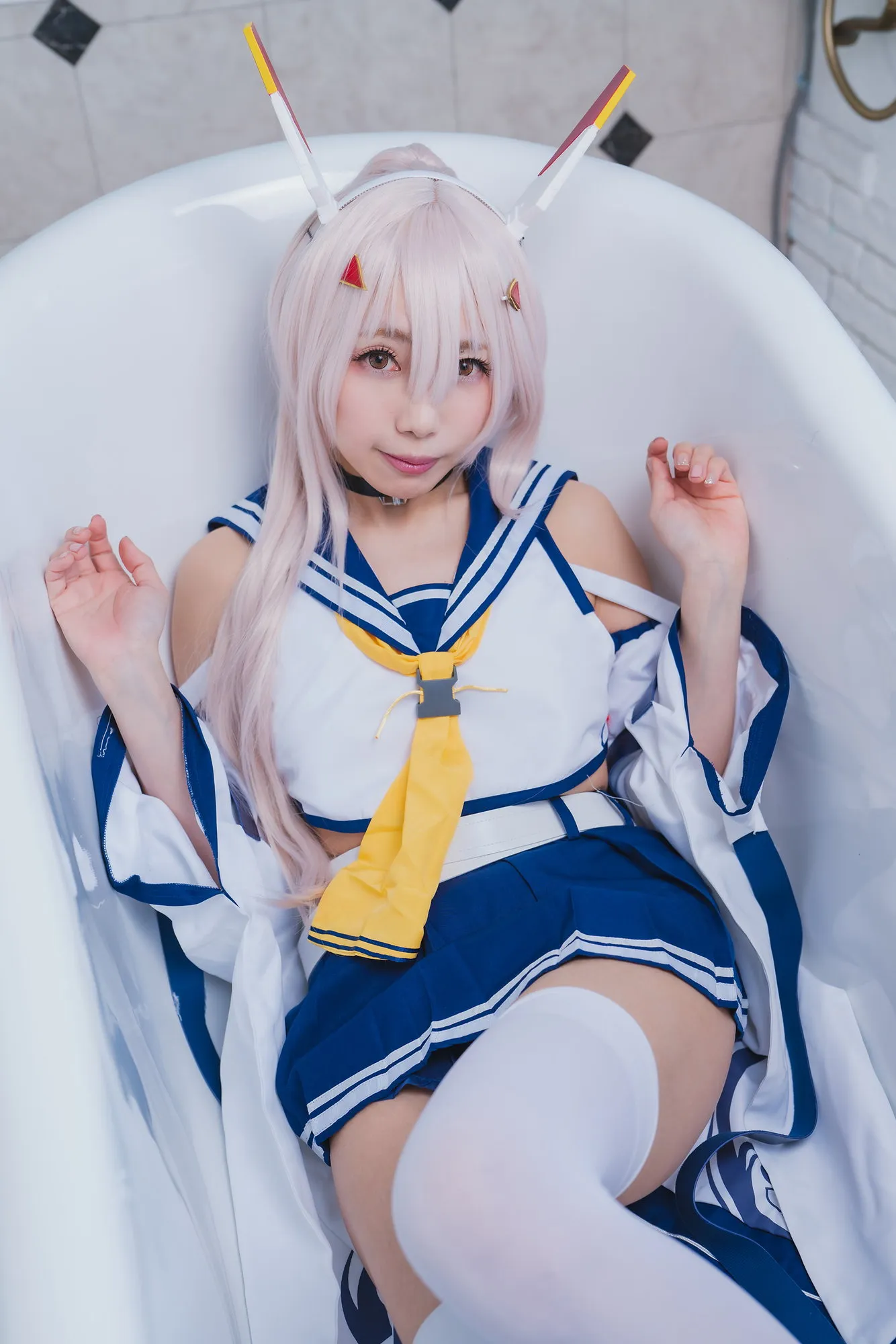 【天使みゅ。】【アズレン 綾波】Ayanami