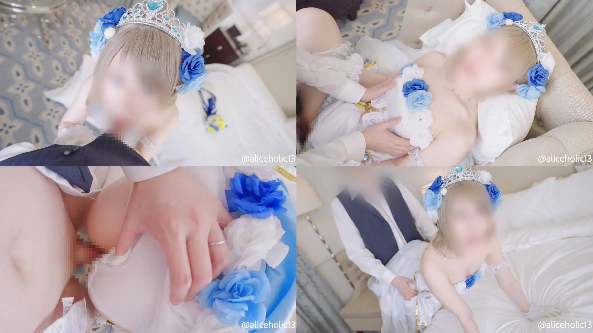 【6月限定特別価格】『もっと激しくしてぇ・・・っ///』超人気アイドルレイヤーとウェディング衣装でいちゃラブあまあまえっち♪こんな姿オタク君には見せられない...彼氏チンポに本気のトロ顔連続ガチイキ！