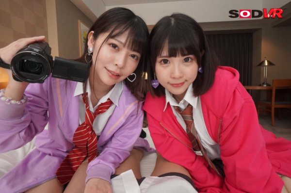 【JK】【VR】ハメられ撮りVR ビッチJ○にカメラで恥ずかしい姿を撮られながらイカされまくる逆3P 森日向子 横宮七海