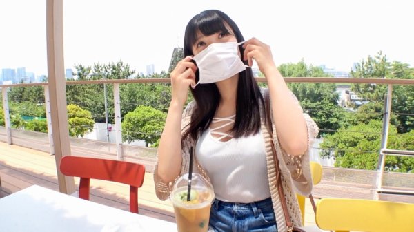 【花井しずく】マジ軟派、初撮。 1674 彼氏と別れて黄昏に来た黒髪女子をお台場ナンパ！Hな質問に戸惑っていた彼女だが…？溜まった欲求を発散するよう、自ら腰を振り落とす騎乗位が圧巻のエロさ！